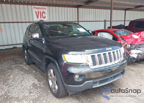 2013 Jeep Grand Cherokee Overland из США, поврежденный, VIN 1C4RJFCG1DC639217